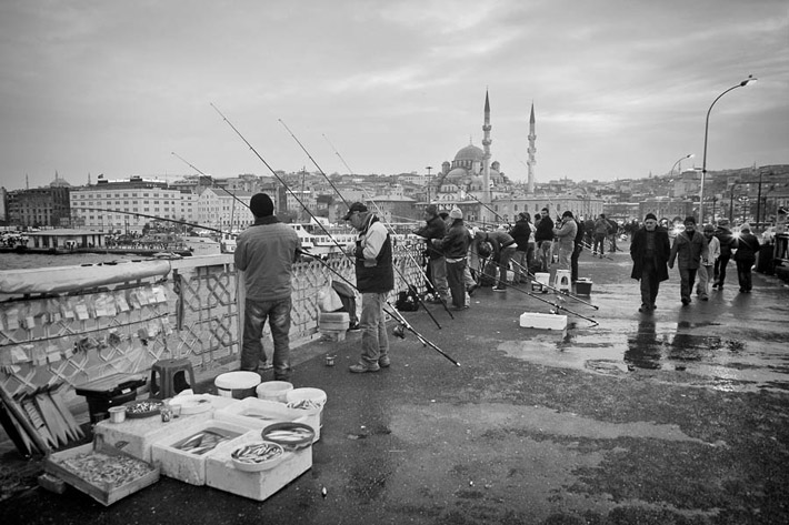 (Galata Bridge, Istanbul - Turkey)