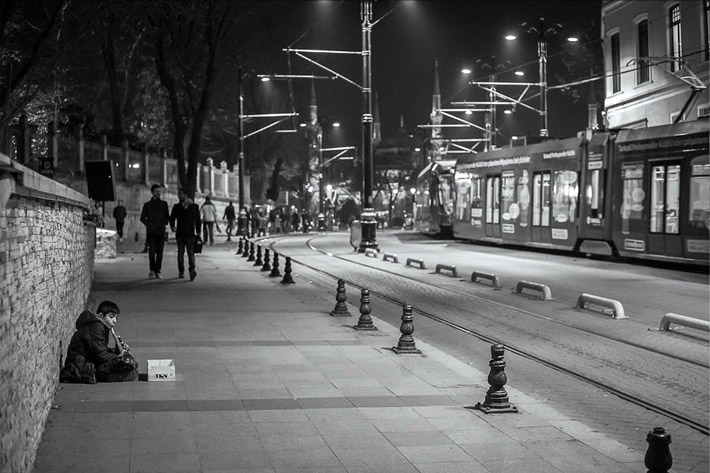 (Sultanahmet District, Istanbul - Turkey)