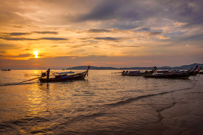 (Ao Nang Beach, Krabi Province - Thailand)